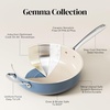 image:imageRedchef Cooking Pot Set Induction 5Qt Saucepan Set 2535Qt 5QT Ceramic Saute Pan with Lid Compatible All Cooktops PTFE PFAS Free Blue