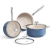 image:imageRedchef Cooking Pot Set Induction 5Qt Saucepan Set 2535Qt 5QT Ceramic Saute Pan with Lid Compatible All Cooktops PTFE PFAS Free Blue