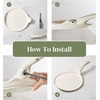 image:imageRedchef Crepe Pan Nonstick Comal Para Tortillas for Crepes 10 Inch Ceramic Tortilla Pan for Roti Dosa Tawa Pancake Pan Flat Skillet Griddle All Stoves Compatible PFASPFOAPTFE FreeBeige WhiteWhite