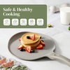 image:imageRedchef Crepe Pan Nonstick Comal Para Tortillas for Crepes 10 Inch Ceramic Tortilla Pan for Roti Dosa Tawa Pancake Pan Flat Skillet Griddle All Stoves Compatible PFASPFOAPTFE FreeBeige WhiteGrey 1