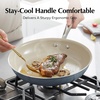 image:imageRedchef Frying Pans Nonstick Set Non Toxic Ceramic Pans for Cooking 8 95 11 Skillet Set No PFAS amp PTFE amp PFOA with Stainless Steel Handle Dishwasher amp Oven Saf