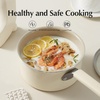 image:imageRedchef Nonstick Cookware Set10 Ceramic Crepe Pan 15QT Nonstick Saucepan Induction Compatible Pans with Cool Handle Comal Para Tortillas for CrepesPFAS Free Dishwasher amp Oven SafeBeige