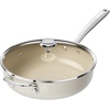 image:imageRedchef Nonstick Cookware Sets Frying Pan Set with Tempered Glass Lids StayCool Handles Dishwasher amp Oven Safe Compatible with All Cooktops Beige