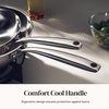 image:imageRedchef Stainless Steel Frying Pan Set Induction Kitchen Cookware Set NonToxic Uncoated Skillets for Searing amp Cooking Oven Safe Stainless Steel Cookware Set 3Piece 8 95 1111 inch