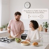 image:imageRedchef Truly Non Toxic Pots and Pans Set Non Stick Upgraded Ceramic Pan and Pot Set PFAS PTFE PFOA PFOS Free Kitchen Cookware Set with Detachable Handle RV Camping with Frying Pans Set