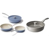 image:imageRedchef Ceramic Frying Pans 4Piece Non Stick Frying Pans 8 95 11 Nonstick Deep Saute Pan for All Stovetops 52Qt 12 Fast Even Heating Oven Safe