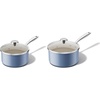 image:imageRedchef Ceramic Sauce Pan with Lid 25QT35QT Blue Saucepans Set Nonstick Cooking Pot Set with StayCool Handle Non Toxic Small Pot PTFE amp PFOA Free Oven Dishwasher Induction Safe