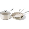 image:imageRedchef Ceramic Sauce Pan with Lid 25QT3PCS Frying Pan Nonstick Cooking Pot with StayCool Handle Kitchen Non Toxic Soup Pot PTFE amp PFOA Free Oven Dishwasher Safe Compatible All Stovetops
