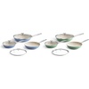 image:imageRedchef Nonstick 12Piece Fry Pan Set 8 95 and 11 Inch Frying Pans with Tempered Glass Lids StayCool Handles Dishwasher amp Oven Safe Induction Safe Compatible with All Cooktops blue green
