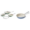 image:imageRedchef Nonstick 7Piece Fry Pan Set 8 95 and 11 Inch Frying Pans with Tempered Glass Lids StayCool Handles Dishwasher amp Oven Safe Induction Safe Compatible with All Cooktops
