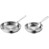 image:imageRedchef Stainless Steel Skillet Stainless Steel Frying Pan Professional Uncoated Frying Pan Healthy Induction Cookware for Searing amp Sauting WarpResistant Bonded Bottom Oven Safe Pan811