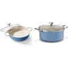 image:imageRedchef Stock Pot with Lid Ceramic Soup Pot Induction Braiser Rondeau Pot Nonstick Cooking Pot for Stews Even Heating Stay Cool Handle OvenDishwasher Safe PFAS Free Blue