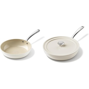 image:imageRedchef Ceramic Non Stick Egg Pans Non Toxic Frying Pan Skillet 95 11 inch Cooking Pan with Stay Cool Handle for Induction PTFE amp PFAS amp PFOA Free DishwasherOven Safe