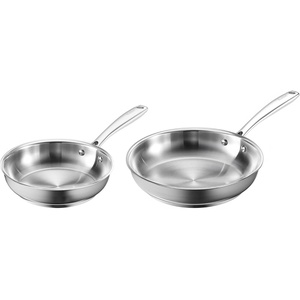 image:imageRedchef Stainless Steel Frying Pan NonToxic Uncoated Skillet for Cooking Induction Compatible Omelet Pan with HeavyGauge Bonded Base Oven amp Dishwasher Safe Egg Pan895