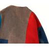 imageINVACHI Mens Cardigan Sweater Colorful Graphic Sweater for Men Casual VNeck Knit SweaterRed