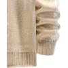 imageINVACHI Mens Skeleton Cardigan VNeck Goth Sweater for Men Oversized Outwear Knitted CoatKhaki