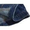 imageINVACHI Mens Casual Lapel Denim Vest Vintage Sleeveless Jeans Vest Slim Fit JacketBlue