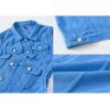 imageINVACHI Mens Casual Lapel Denim Vest Vintage Sleeveless Jeans Vest Slim Fit JacketSky Blue