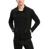 imageINVACHI Mens Casual Slim Fit Denim Vest Vintage Sleeveless Jeans Vest JacketBlack