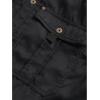 imageINVACHI Mens Corduroy Plaid Shacket Mens Casual Shirt Jacket Cotton Flannel Jacket for MenBlack