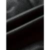 imageINVACHI Mens Faux Fur Leather Trench Coat Winter Warm Fleece Lining Jacket with LapelBlack