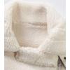 imageINVACHI Mens Faux Leather Fleece Jacket Sherpa Lined Warm Jacket FallampampWinter Trucker Jacket with Fur Notched LapelWhite