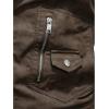 imageINVACHI Mens Faux Leather Jacket Lightweight Motorcycle Riding Jacket with Stand Collar01brown
