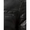 imageINVACHI Mens Faux Leather Jacket Waterproof Motorcycle Jacket Men Sherpa Lined Bomber Jacket Men with Fur LapelBlack