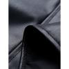 imageINVACHI Mens Faux Leather Suit Vest Western Cowboy Vest Men VNeck Dress WaistcoatsBlack