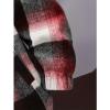 imageINVACHI Mens Flannel Plaid Jacket with Hood Casual Fall Jacket for Men Lightweight Cargo JacketRed
