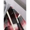 imageINVACHI Mens Flannel Plaid Jacket with Hood Casual Fall Jacket for Men Lightweight Cargo JacketRed