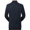 imageINVACHI Mens Houndstooth Tweed Blazer Single Breasted Casual Suit Jacket Slim Fit Sports Coat for MenNavy Blue
