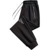 imageINVACHI Mens Joggers with Pockets Casual Cotton Sweatpants Sports Gym Pants for MenBlack
