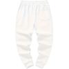 imageINVACHI Mens Joggers with Pockets Casual Cotton Sweatpants Sports Gym Pants for MenWhite