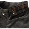 imageINVACHI Mens Plaid Corduroy Jacket Flannel Shirt Jacket Sherpa Lined Shacket MenDeep Army Green