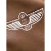 imageINVACHI Faux Leather Bomber Jacket Men Aviator Jacket Men Winter Fleece Lined Jacket with Fur CollarBrown