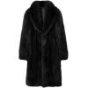 imageINVACHI Mens Faux Fur Coat Winter Long Faux Mink Coat Fluffy Thick Trench Coat for MenBlackshawl Collar