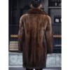 imageINVACHI Mens Faux Fur Coat Winter Long Faux Mink Coat Fluffy Thick Trench Coat for MenBrownshawl Collar