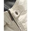 imageINVACHI Mens Faux Leather Bomber Jacket Hooded Motorcycle Jacket WaterampampWind Resistant Biker Jakcet Men01white