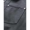 imageINVACHI Mens Faux Leather Jacket Casual Vintage Lightweight Motorcycle Jacket Slim Fit ZipUp Trucker JacketBlack