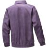 imageINVACHI Mens Faux Leather Jacket Casual Vintage Lightweight Motorcycle Jacket Slim Fit ZipUp Trucker JacketPurple