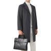 imageINVACHI Mens Wool Blend Long Trench Coat Notched Collar Single Breasted Overcoat Warm Winter Pea CoatAgrey