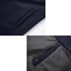 imageINVACHI Mens Wool Blend Long Trench Coat Notched Collar Single Breasted Overcoat Warm Winter Pea CoatAnavy