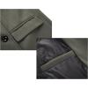 imageINVACHI Mens Wool Blend Long Trench Coat Notched Collar Single Breasted Overcoat Warm Winter Pea CoatBarmy Green