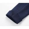 imageINVACHI Mens Wool Blend Long Trench Coat Notched Collar Single Breasted Overcoat Warm Winter Pea CoatBnavy Blue