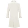 imageINVACHI Mens Wool Blend Long Trench Coat Notched Collar Single Breasted Overcoat Warm Winter Pea CoatBwhite