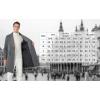 imageINVACHI Mens Wool Blend Long Trench Coat Notched Collar Single Breasted Overcoat Warm Winter Pea CoatCgrey