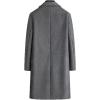 imageINVACHI Mens Wool Blend Long Trench Coat Notched Collar Single Breasted Overcoat Warm Winter Pea CoatCgrey