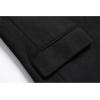 imageINVACHI Mens Wool Blend Long Trench Coat Notched Collar Single Breasted Overcoat Warm Winter Pea CoatNewblack