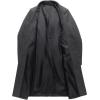 imageINVACHI Mens Wool Blend Long Trench Coat Notched Collar Single Breasted Overcoat Warm Winter Pea CoatNewgrey
